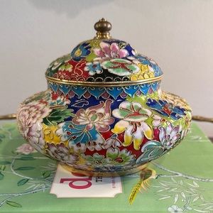 Cloisonné/Champlevé Trinket Dish
